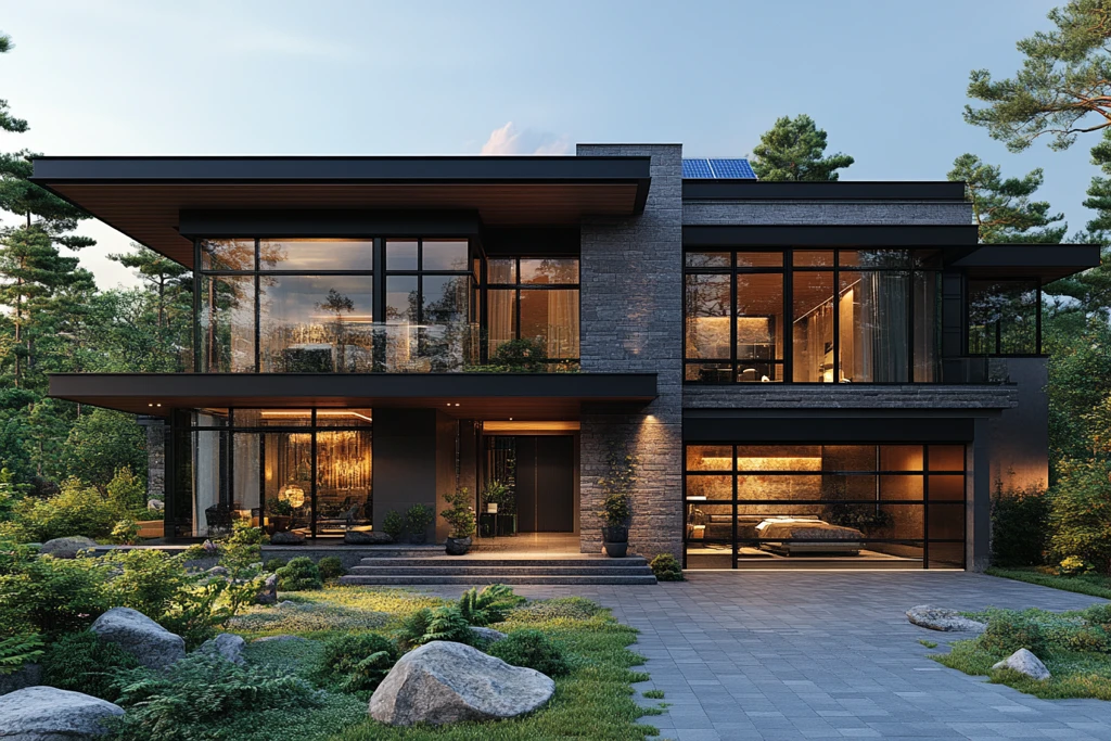 松林别墅景观设计