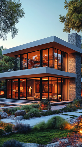 几何外墙白色住宅