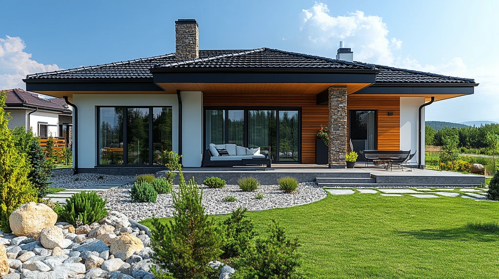 现代简约别墅外观