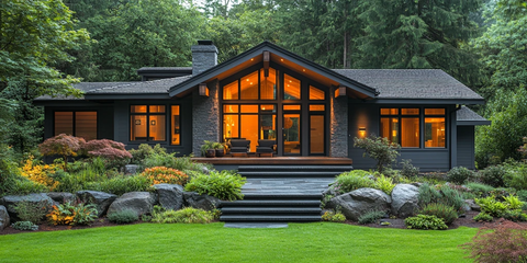 日光下的独栋住宅