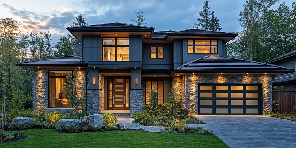 日光下的独栋住宅