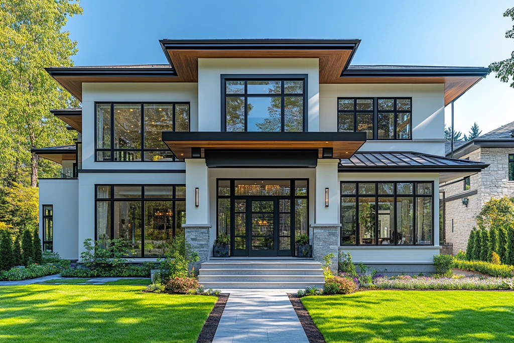 新建白色双层住宅