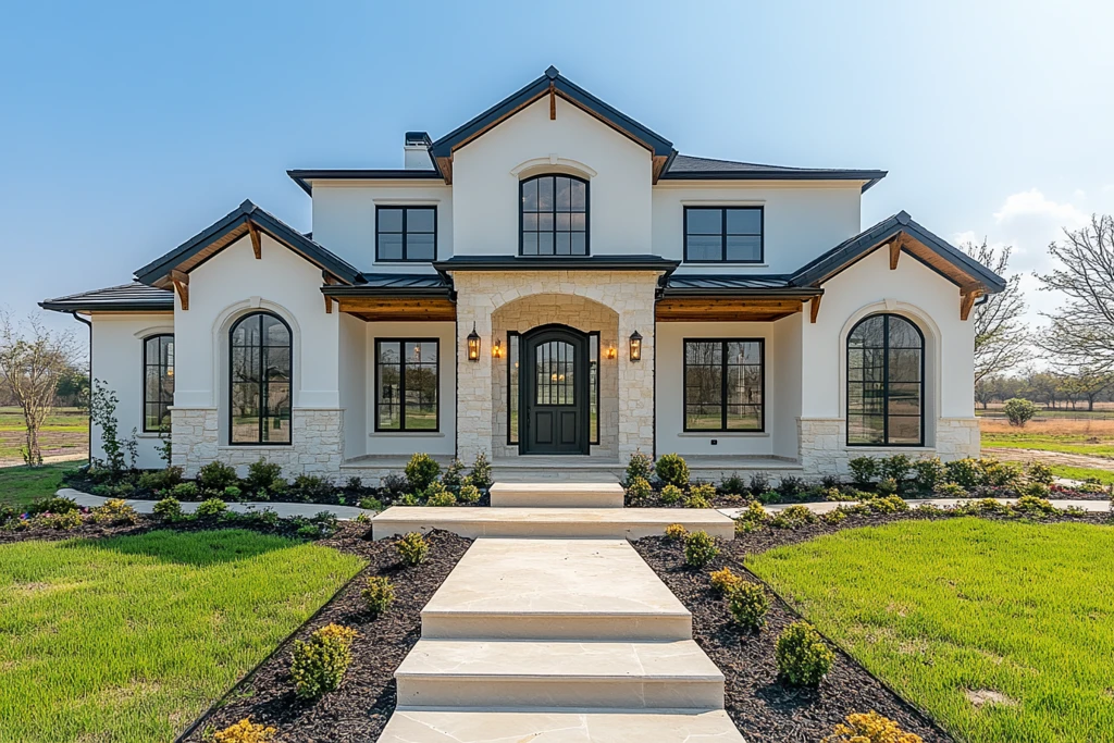 新建白色双层住宅