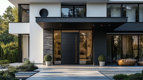 铝门现代住宅外观