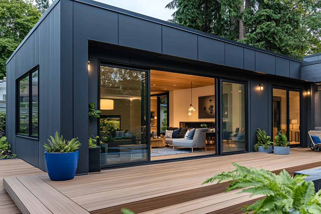 木质露台全景图