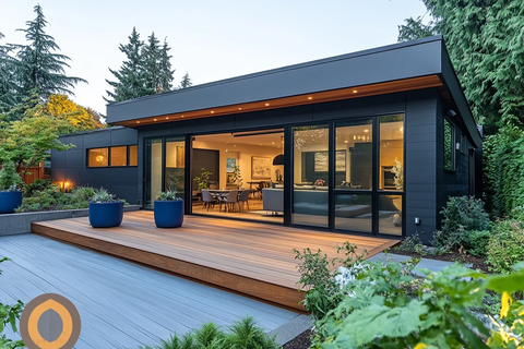 木质露台全景图