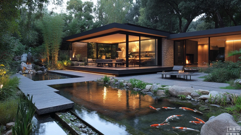 户外用餐区景观