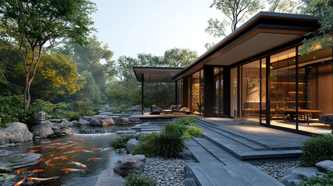 户外用餐区景观