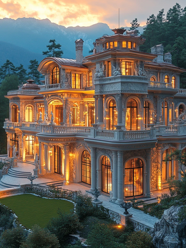 俄罗斯山间豪宅