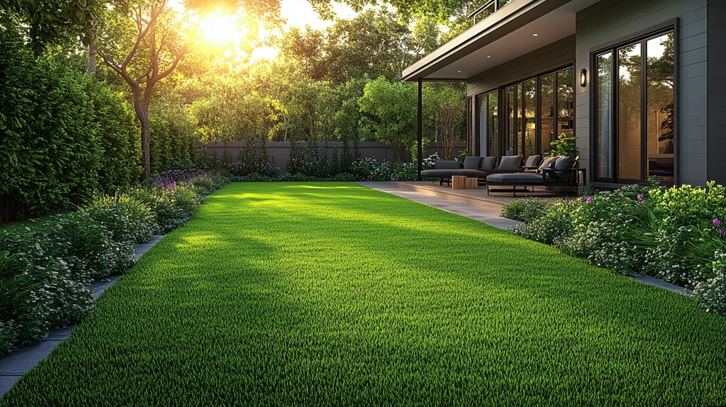 灰瓦大宅庭院全景