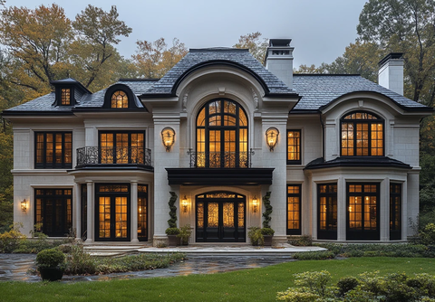 黑白经典住宅外立面