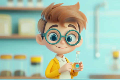 小科学家卡通形象设计