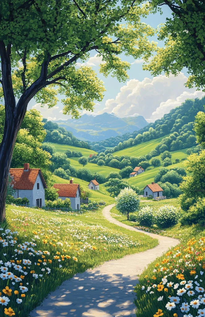 春日田野小屋图