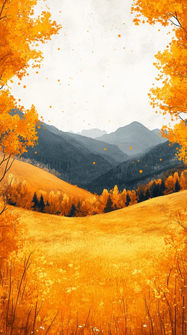 黄色温暖背景图