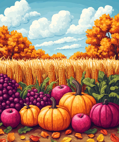 丰收果实秋日景