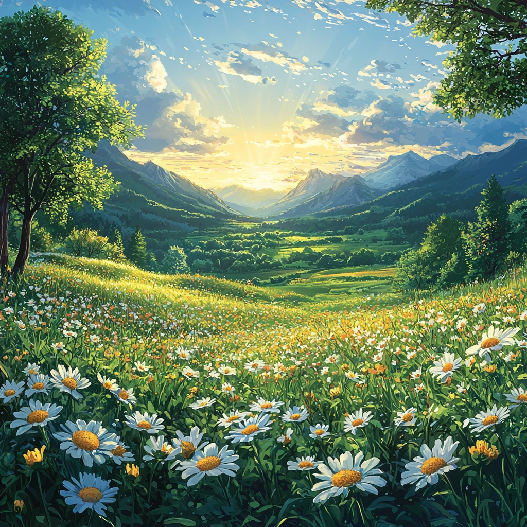 草原上的和谐场景