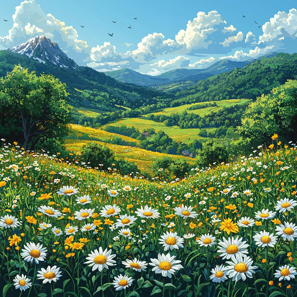 草原上的和谐场景