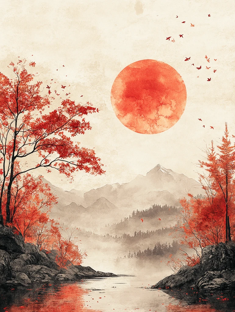 秋分自然元素特写