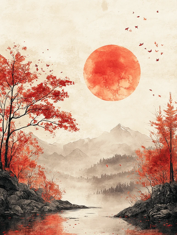 秋分自然元素特写