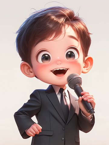 小主持人舞台瞬间