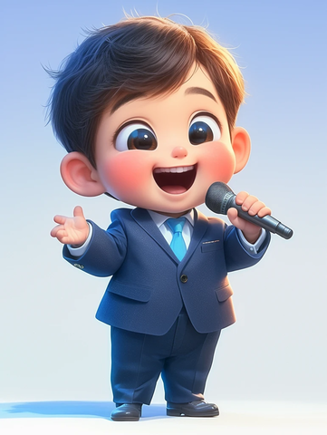 小主持人舞台瞬间