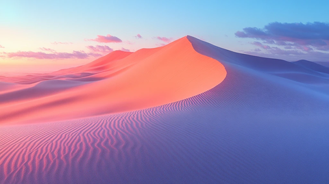 粉色沙丘天空