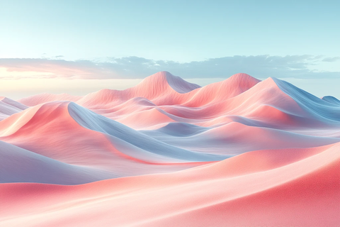 浅色沙丘与白昼