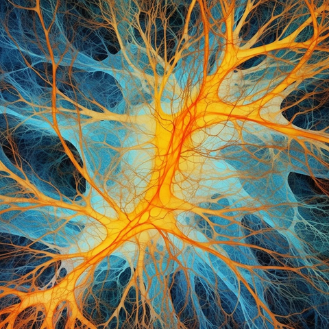 神经元大脑图