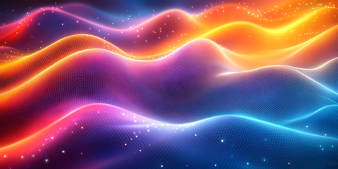 彩虹渐变背景层