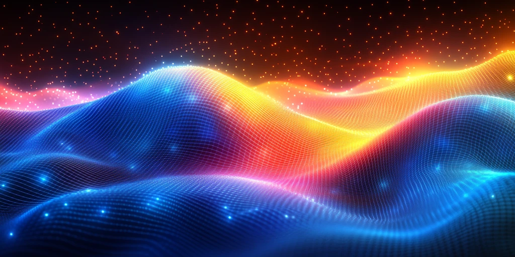 彩虹渐变背景层