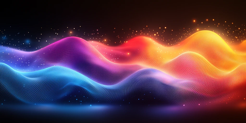 彩虹渐变背景层