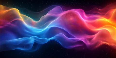 彩虹渐变背景层