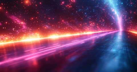 紫背景蓝粉光