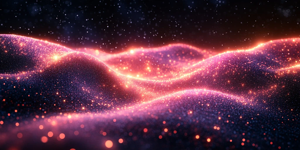 数字流线与点阵图