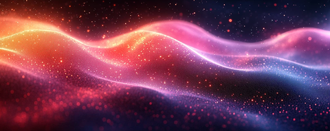 霓虹波浪流动背景