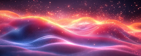 霓虹波浪流动背景