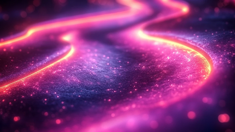 霓虹光效背景图