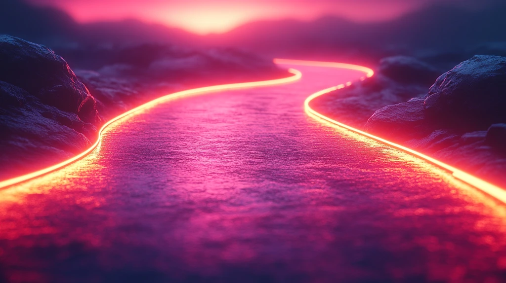 霓虹光效背景图