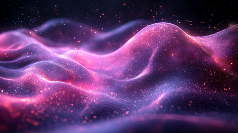 紫色渐变暗波纹