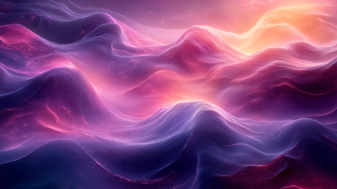 紫色渐变暗波纹