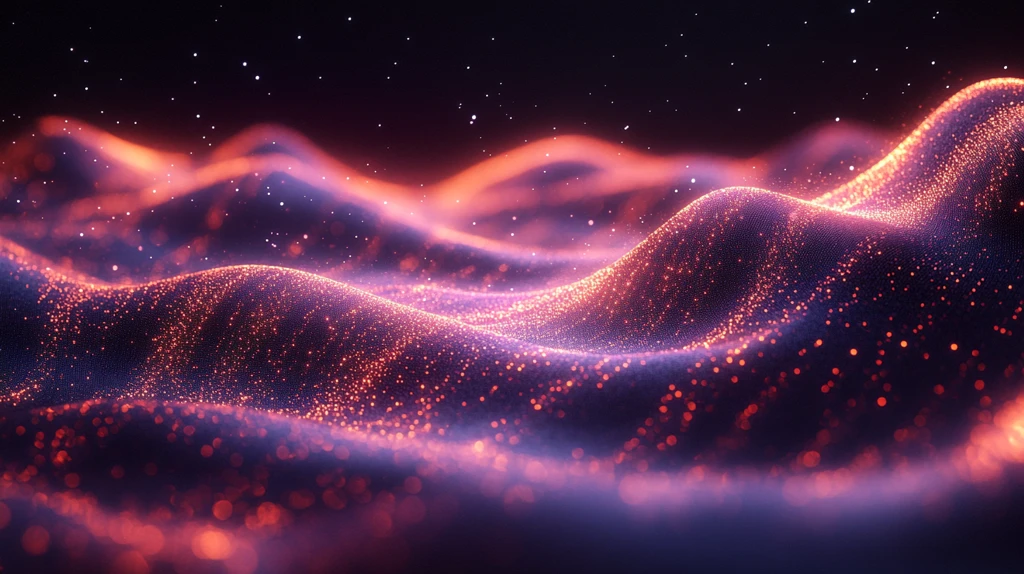 紫色渐变暗波纹