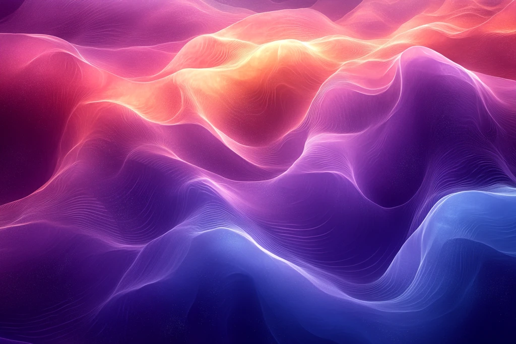 紫蓝渐变能量波纹