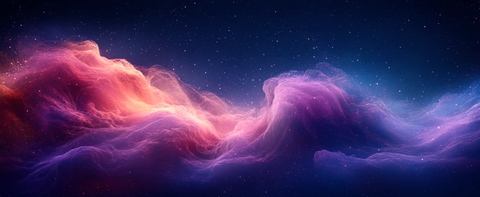 深蓝紫发丝映像