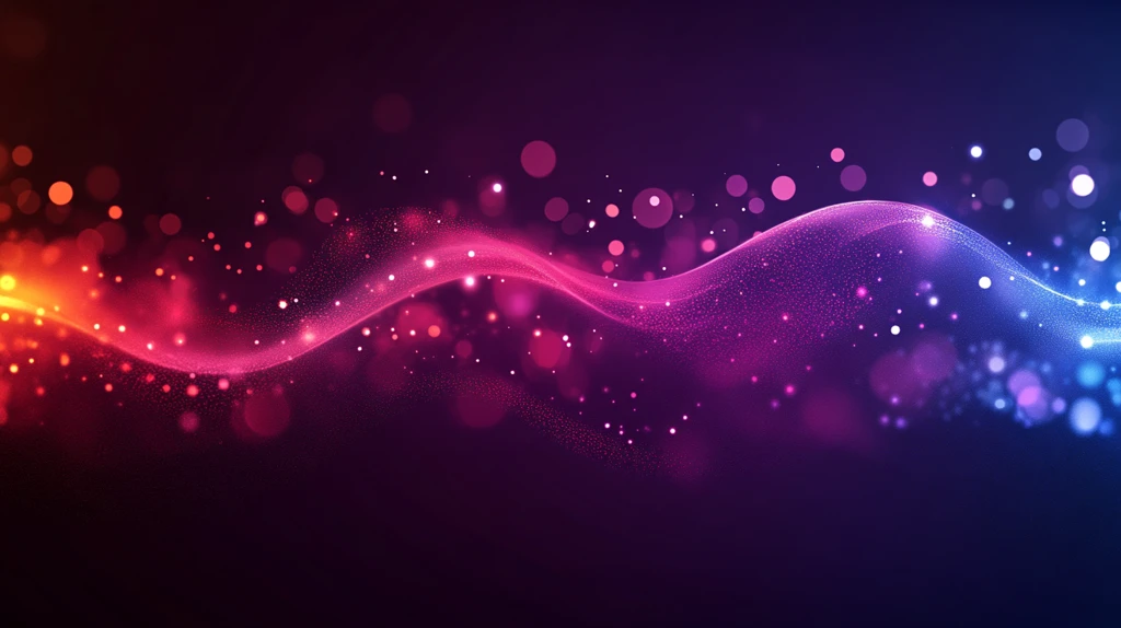 紫色光波抽象背景