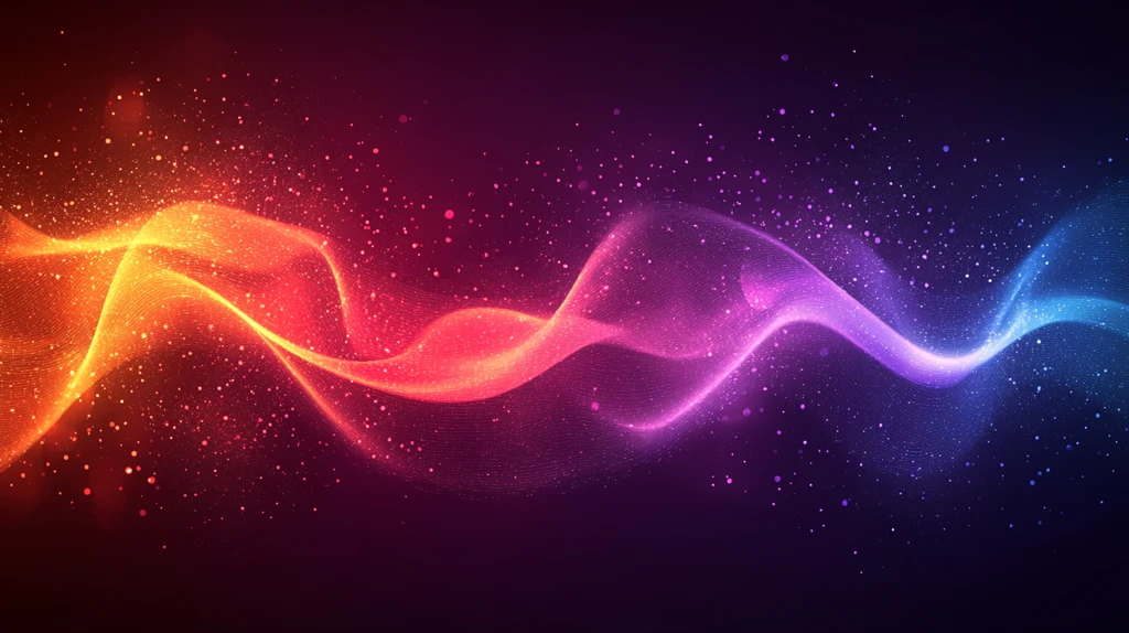 紫色光波抽象背景