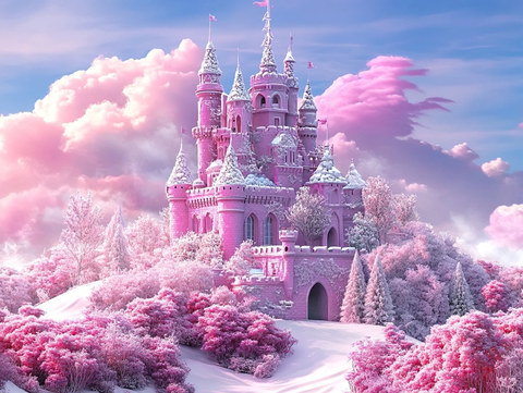 梦幻粉红色城堡