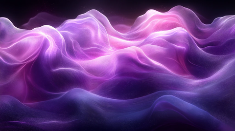 紫色波浪流动图