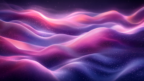 紫色波浪流动图