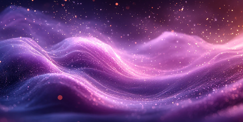 紫色波浪光影背景