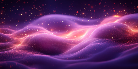 紫色波浪光影背景